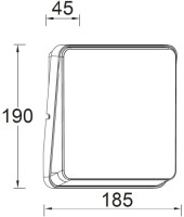 Настенный светильник уличный SIDNEY LED W1894-3K S Oasis Light Настенный светильник уличный SIDNEY LED W1894-3K S Oasis Light