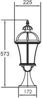 Наземный фонарь ROMA L 95204L W Oasis Light