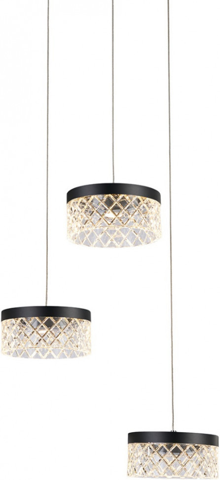 Подвесной светильник Diamond cut MD21020075-3A matt black DeLight Collection