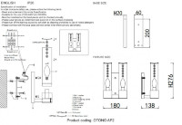 Бра Crystal Lux OTONO AP2 BLACK CHROMIUM/TRANSPARENTE