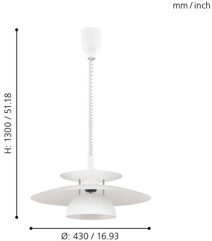 Подвесной светильник Brenda 87055 Eglo