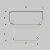 Заглушка Maytoni Technical (4 шт) ALM012EC-SC-W