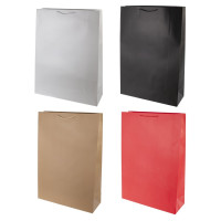 Пакет подарочный XXL (бумага 210г/м2, блок микс12шт), L50 W18 H72 см, 4в.