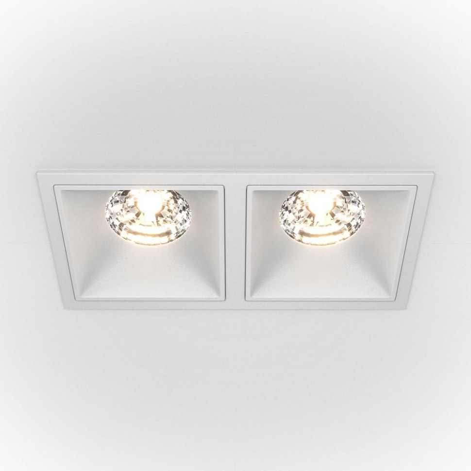 Встраиваемый светильник Maytoni Alfa LED DL043-02-15W4K-SQ-W