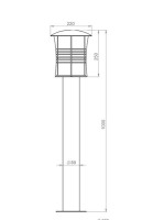 Наземный фонарь Бордо 180-42/b-03 Русские фонари Наземный фонарь Бордо 180-42/b-03 Русские фонари