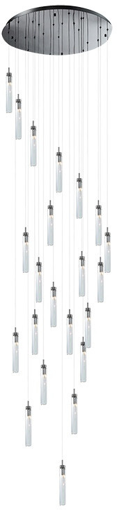 Подвесной светильник 4520 4528+14/S black glossy Newport