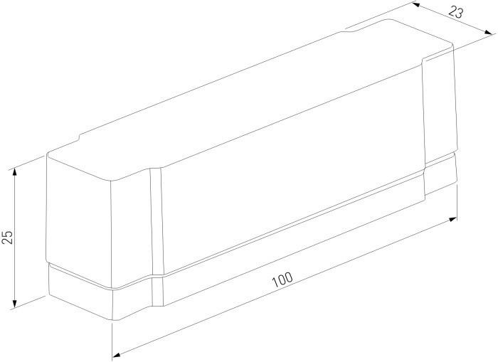 Короб для сетевого шнура Flat Magnetic 85131/00 Elektrostandard
