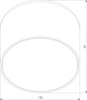 Потолочный светильник уличный Light 35144/H белый Elektrostandard