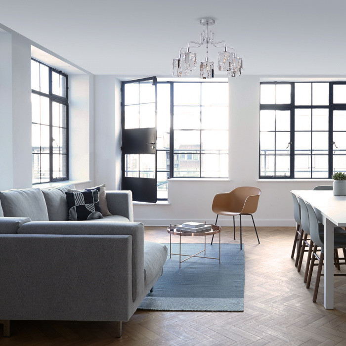 Потолочная люстра Scoppio 10101/5 хром Eurosvet