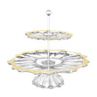 Горка двухъярусная н/н 35см."Плантика" золотая