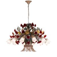 Подвесная люстра Lucia Tucci Fiori Di Rose 1760.12 Подвесная люстра Lucia Tucci Fiori Di Rose 1760.12