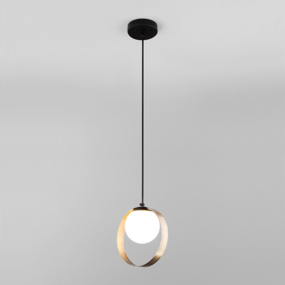 Подвесной светильник Dublin 50205/1 черный / бронза Eurosvet