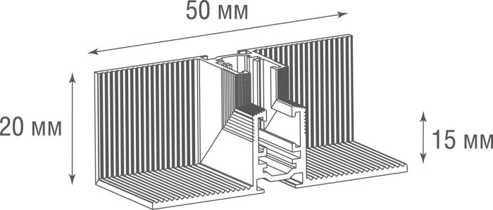 Соединитель Slim Line Mini Inner corner DLSM InB Donolux