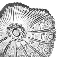 Розетка ракушка 11см."Хрусталь 66666"