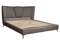 Кровать Siena велюровая серая Кровать Siena велюровая серая
