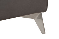 Кровать Siena велюровая серая Кровать Siena велюровая серая