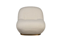 Кресло без подлокотников букле бежевое Кресло без подлокотников букле бежевое