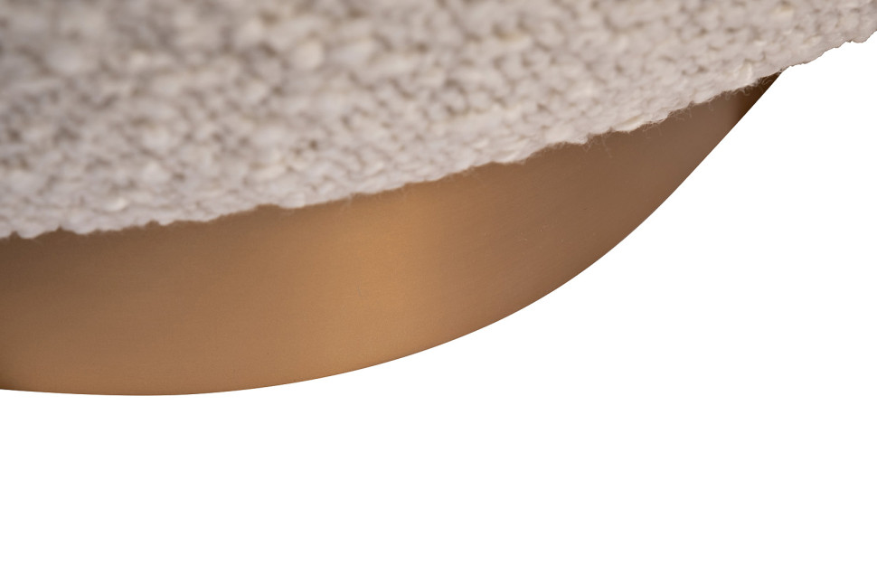 Кресло без подлокотников букле бежевое