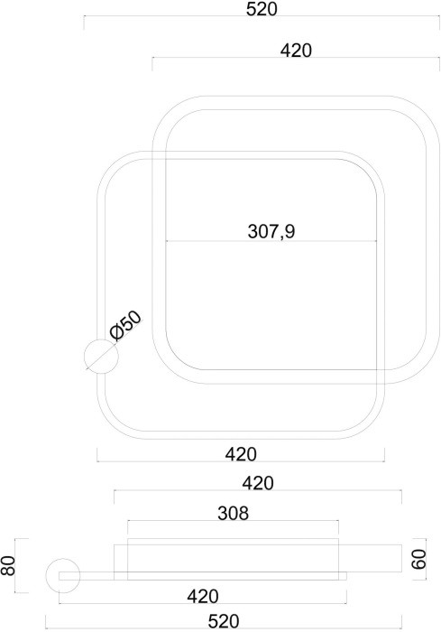 Потолочная люстра Alsafi A2658PL-1BK Arte Lamp