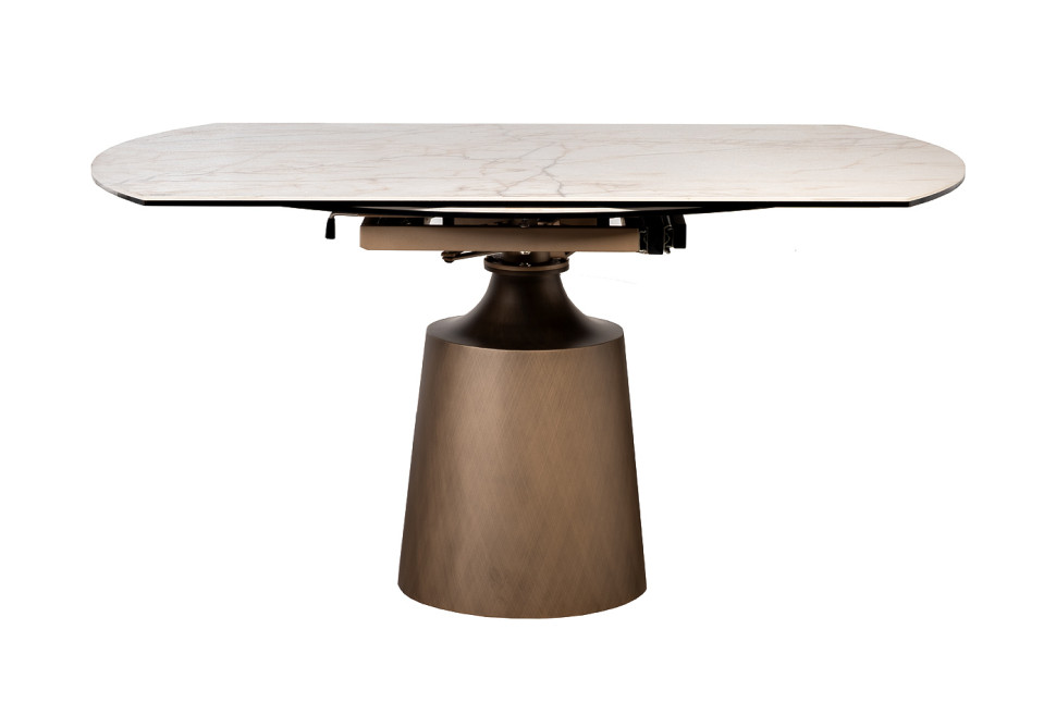 Стол обеденный раскладной круглый керамический