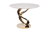 Стол обеденный Cappucino Royal белый/золото