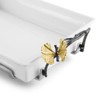 Блюдо Michael Aram "Butterfly Ginkgo", прямоугольное, 37х25 см, фарфор