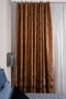 Портьера Bromley 275х260см голубая