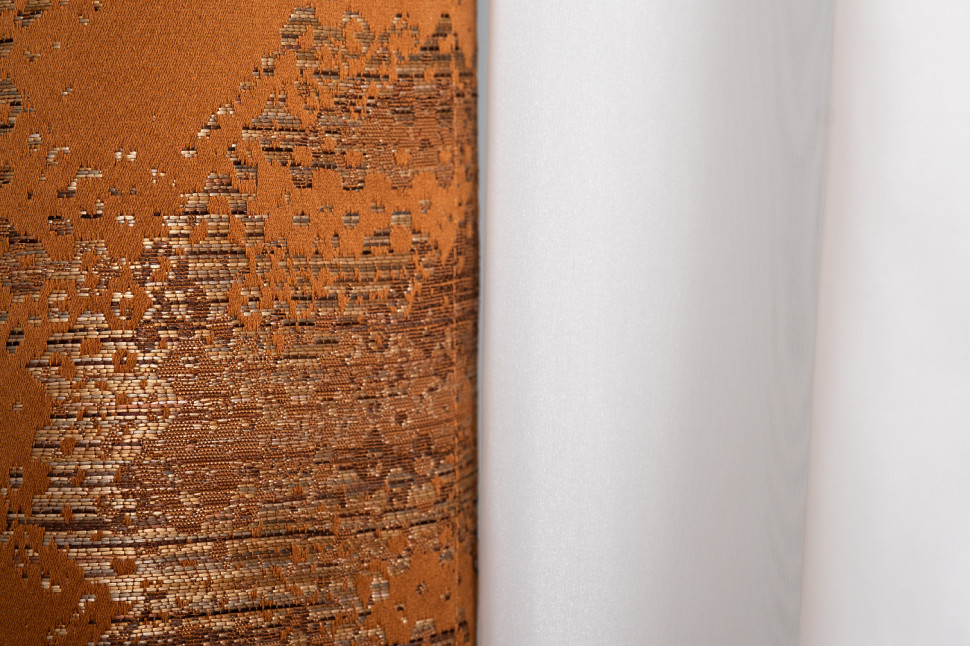 Портьера Bromley 275х260см голубая