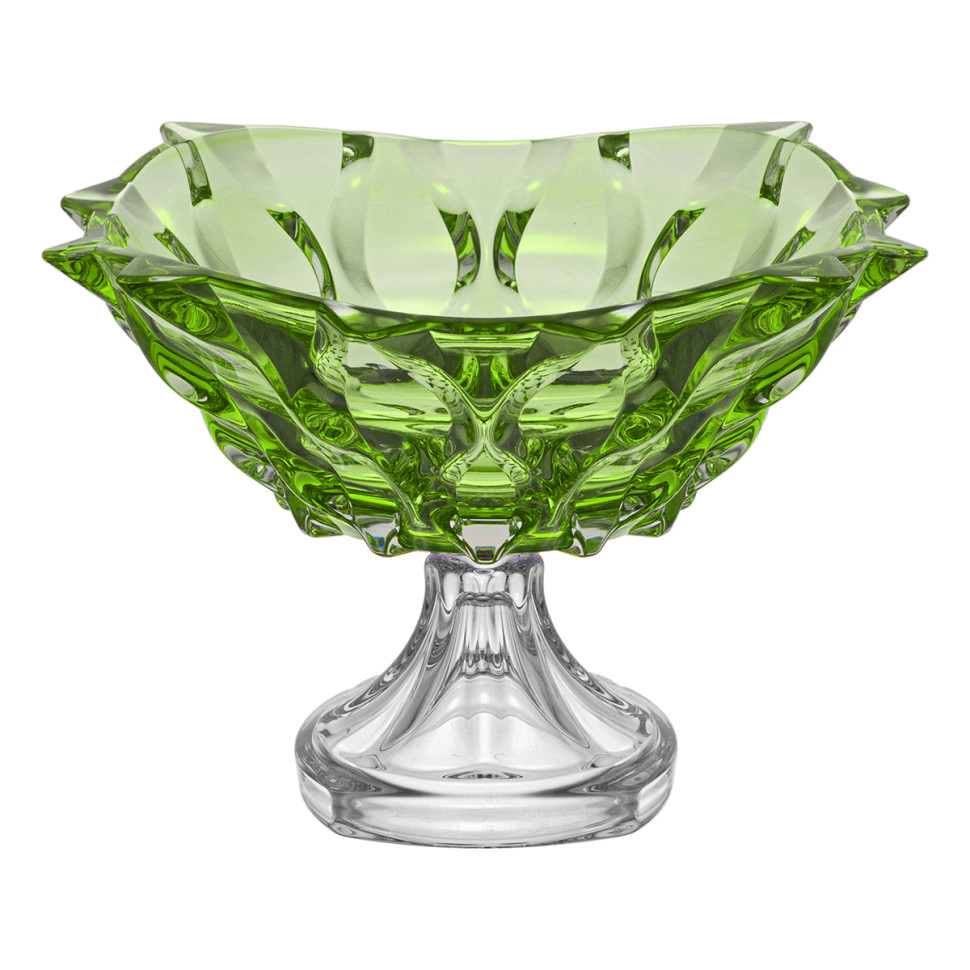 Ваза для фруктов н/н 30,5см."Samba" зеленая