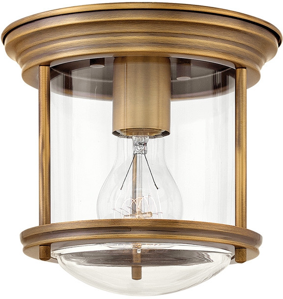 Потолочный светильник Hadrian QN-HADRIAN-MINI-F-BR-CLEAR Hinkley