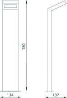 Наземный светильник Electra GD111 Gauss