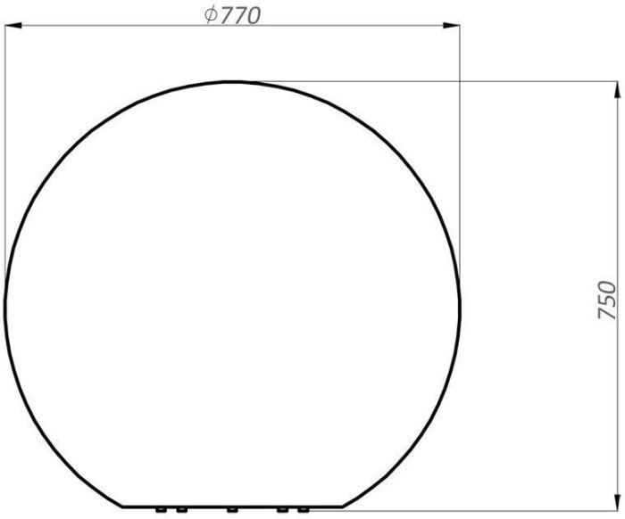 Грунтовый светильник Bowl Light 836960 Deko-Light
