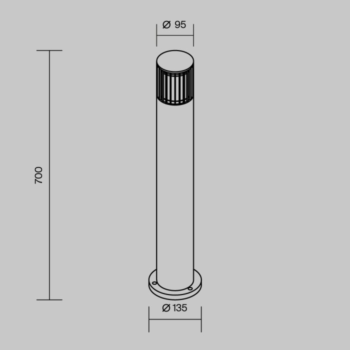 Наземный светильник Alura O492FL-01GF Maytoni