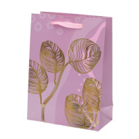 Пакет подарочный S (бумага 210г/м2, блок микс12шт), L17,5 W8 H24 см, 4в.