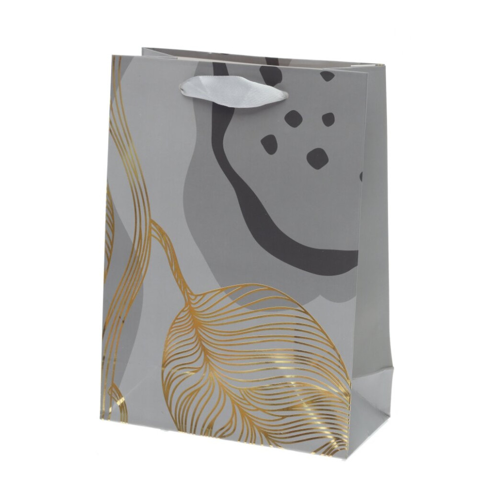 Пакет подарочный S (бумага 210г/м2, блок микс12шт), L17,5 W8 H24 см, 4в.