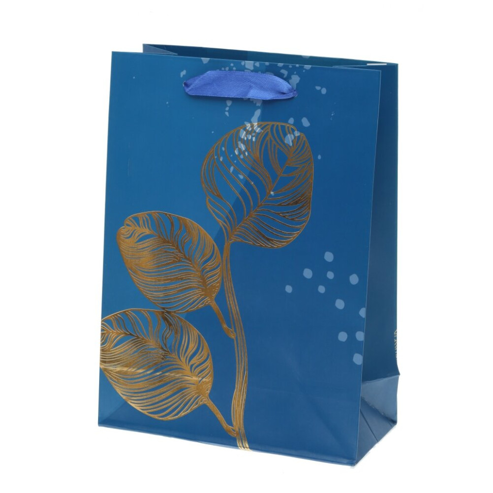 Пакет подарочный S (бумага 210г/м2, блок микс12шт), L17,5 W8 H24 см, 4в.