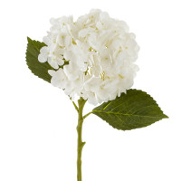 Цветок искусственный "Гортензия" (Real Touch), L21 W17 H48 см