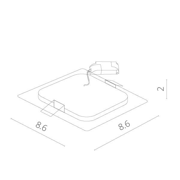 Точечный светильник Fine A2403PL-1WH Arte Lamp