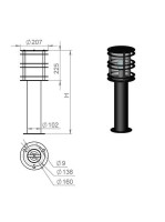 Наземный фонарь Бордо 180-51/b-02 Русские фонари Наземный фонарь Бордо 180-51/b-02 Русские фонари