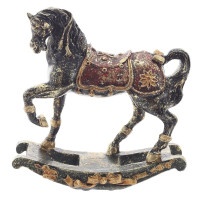 Фигурка декоративная "Лошадка-качалка", L16 W5,5 H16,5 см