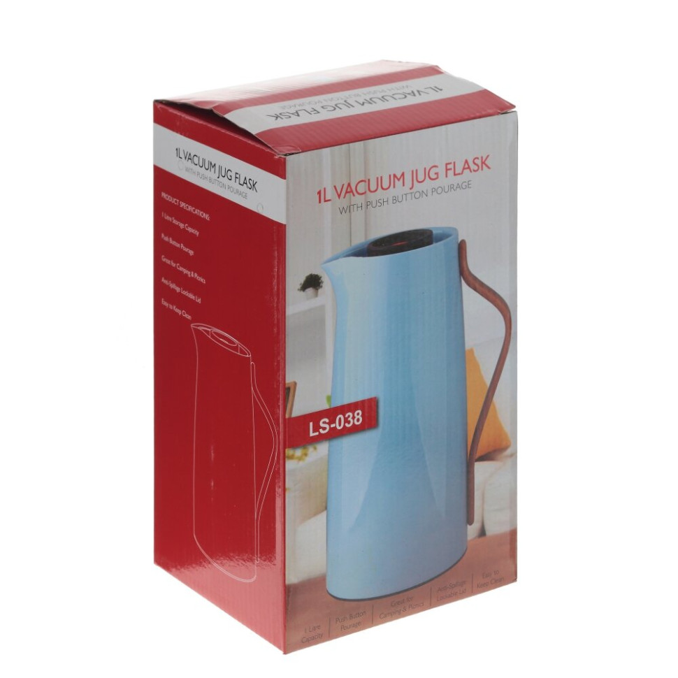 Чайник, 1000 мл, L16 W13 H25 см, 4в.