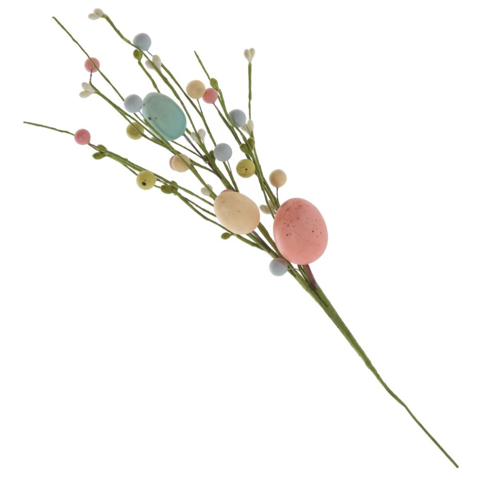 Ветка искусственная "Пасхальная", L10 W4,5 H40 см