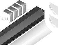Профиль для светодиодной ленты Illumination GP2100BK Ambrella Профиль для светодиодной ленты Illumination GP2100BK Ambrella