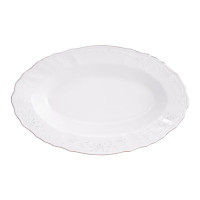 Блюдо овальное 24см."Бернадот Платина 2021" Bernadotte