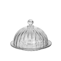 Блюдо со стеклянной крышкой