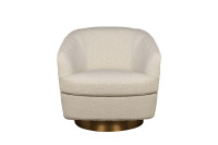 Кресло поворотное букле бежевое Кресло поворотное букле бежевое