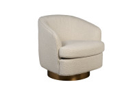 Кресло поворотное букле бежевое Кресло поворотное букле бежевое