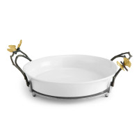 Блюдо Michael Aram "Butterfly Ginkgo", круглое, 27 см, фарфор