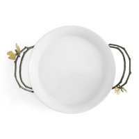 Блюдо Michael Aram "Butterfly Ginkgo", круглое, 27 см, фарфор