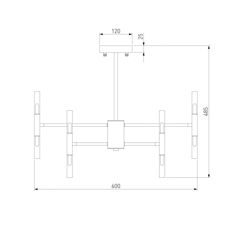 Подвесная люстра Bogates Bastone 345 Smart